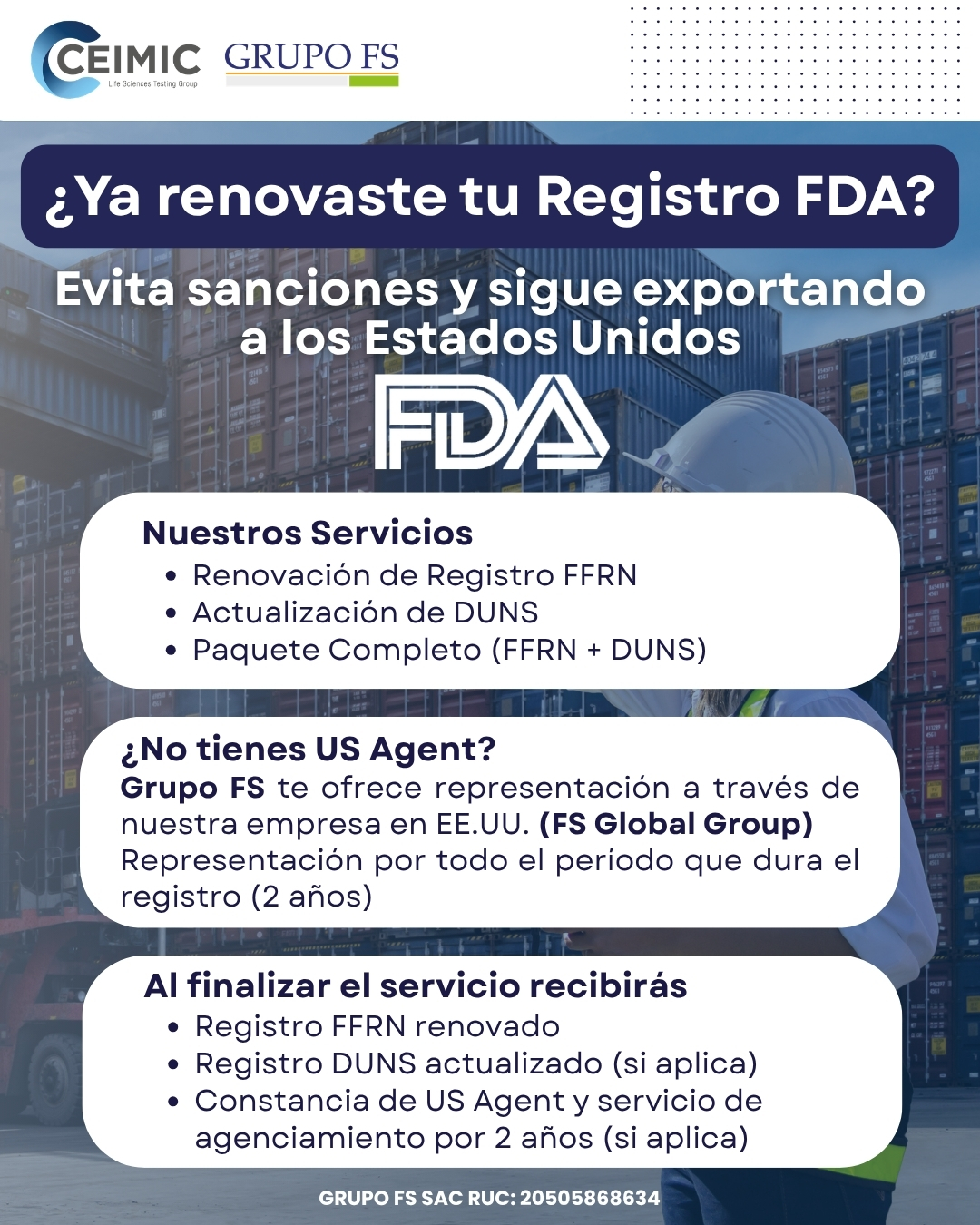 RENOVACIóN FDA